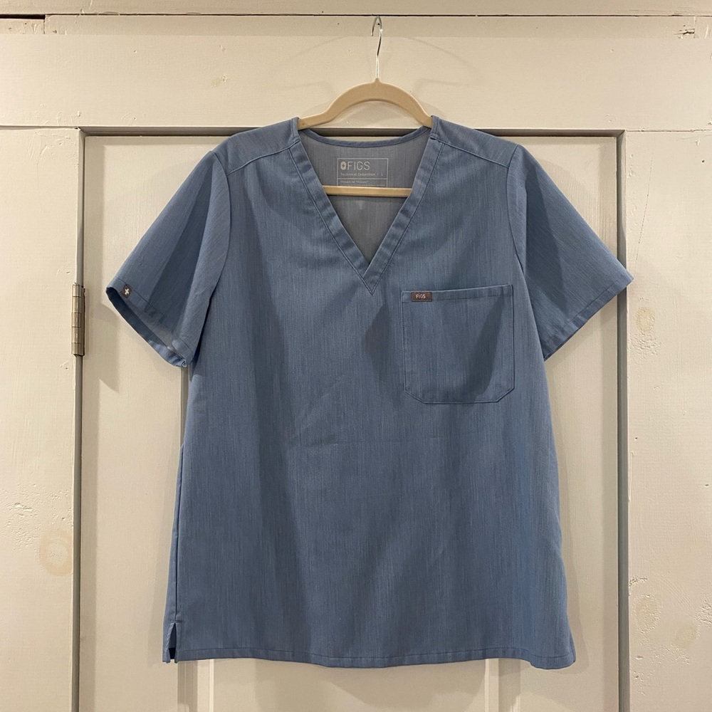 RARE Figs Heather Indigo Scrub Set